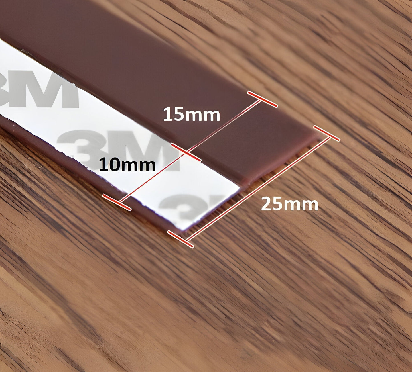 Door Draft Seal Strip with Transparent Adhesive Edge and 16.4 ft Length