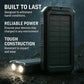 500,000 mAh Solar Charger Power Bank with Dual USB Outputs