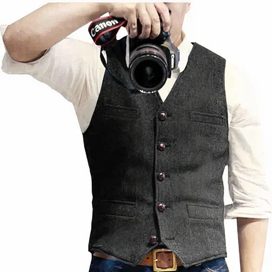 Sjbackyard Men's Fashionable Waistcoat