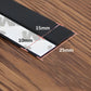 Door Draft Seal Strip with Transparent Adhesive Edge and 16.4 ft Length