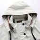 Mens Outdoor Jacket with Adjustable Detachable Hood and Breathable Membrane, Multiple Zippered Pockets