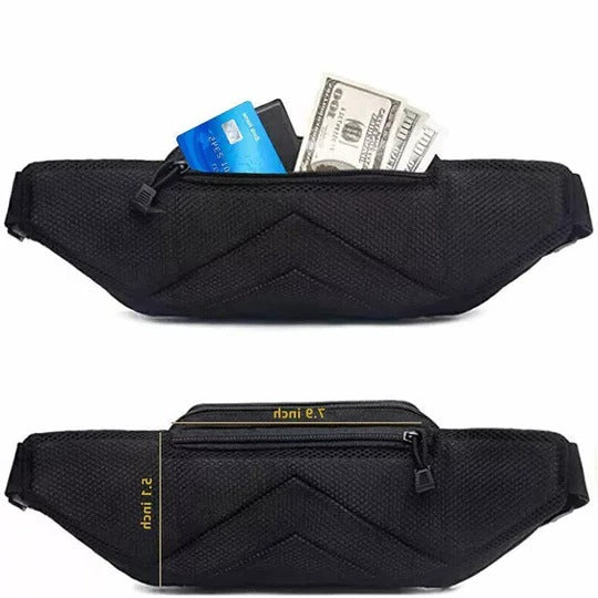 Tactical Waist Pack for Concealed Carry with Adjustable Holster Storage