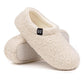 Sherpa Fleece Slipper with Memory Foam Footbed and Rubber Sole, Machine Washable