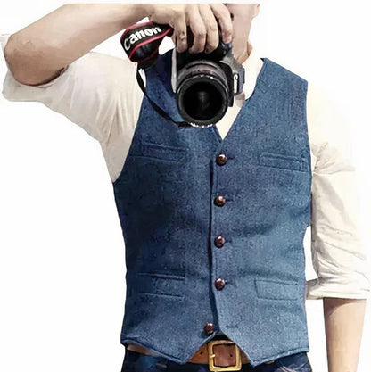Sjbackyard Men's Fashionable Waistcoat