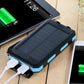 500,000 mAh Solar Charger Power Bank with Dual USB Outputs