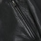PU Leather-Effect Jacket for Men with Breathable Lining and Light Padding, Zipper Closure