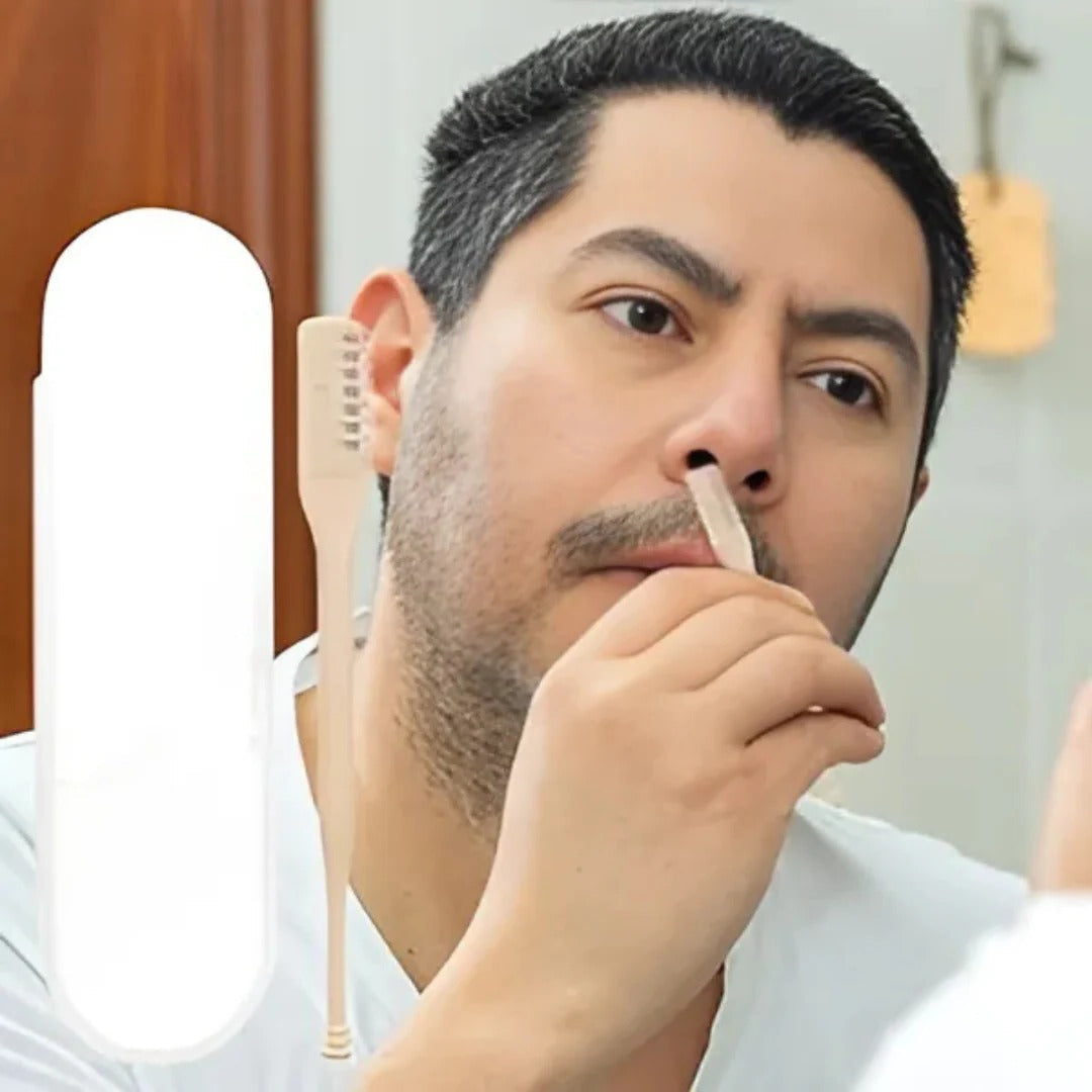 Rotating Nose Hair Trimmer with 360-Degree Head and Compact Handheld Design All Vera Mart