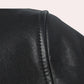 PU Leather-Effect Jacket for Men with Breathable Lining and Light Padding, Zipper Closure