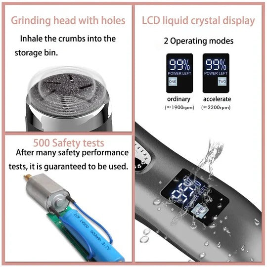 Professional Electric Foot Hard Skin Remover for Callus and Rough Skin Care
