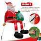 Giant 8-Foot LED Climbing Santa Inflatable Outdoor Christmas Decoration