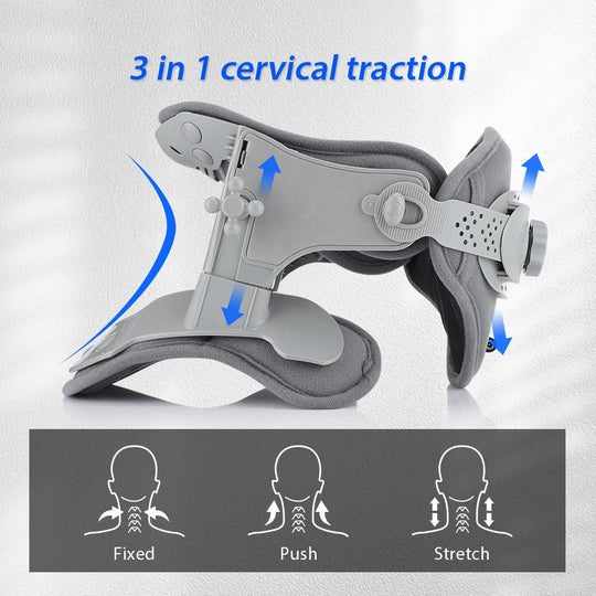 Adjustable Neck Traction Stretcher Device for At-Home Use