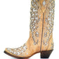 Retro Pointed Toe Boots with Sequins and Embroidery