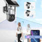 360° Solar-Powered Outdoor Surveillance Camera for Continuous Monitoring