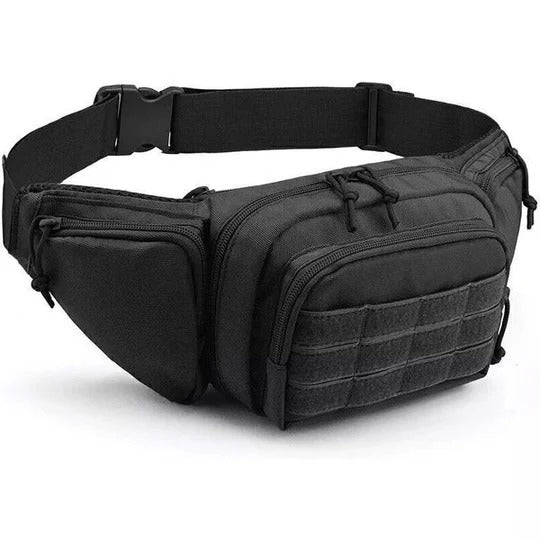 Tactical Waist Pack for Concealed Carry with Adjustable Holster Storage