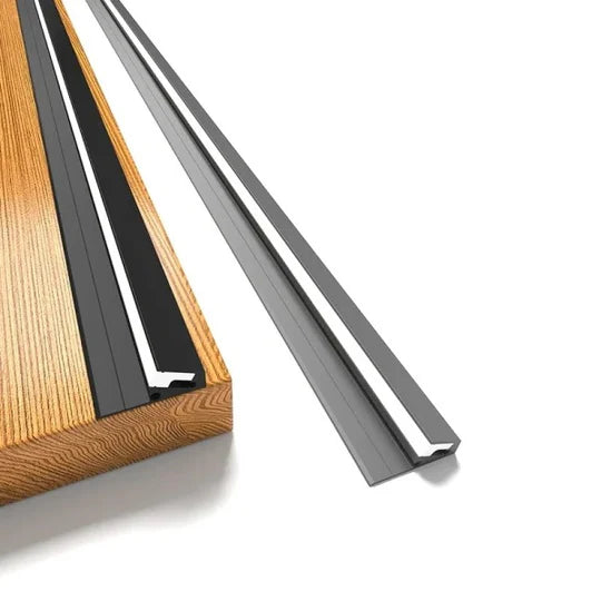 Sleek 45 Degree LED Light Bars for Hidden Under Cabinet Illumination