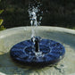 Solar Fountain Pump with Integrated Solar Panel and Four Nozzle Options, Floating Base