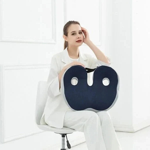 Adjustable Sit Bone Relief Seat Cushion with Customizable Support