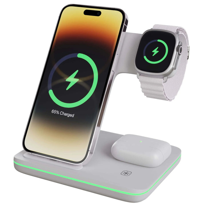 3-in-1 Apple Charger Dock for iPhone, Watch and AirPods