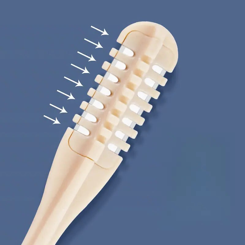 Rotating Nose Hair Trimmer with 360-Degree Head and Compact Handheld Design All Vera Mart