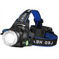 Rechargeable LED Headlamp with Adjustable Beam for Hands-Free Use