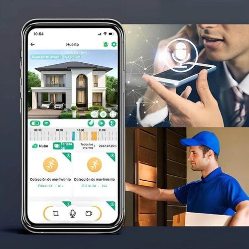 360° Solar-Powered Outdoor Surveillance Camera for Continuous Monitoring