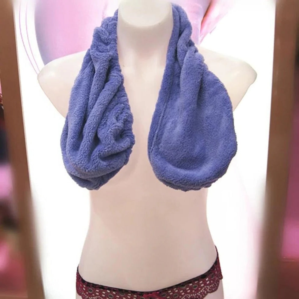 Nursing Bra with Absorbent Terry Knit and Adjustable Rear Cord, Lightweight Breathable Support