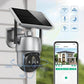 360° Solar-Powered Outdoor Surveillance Camera for Continuous Monitoring