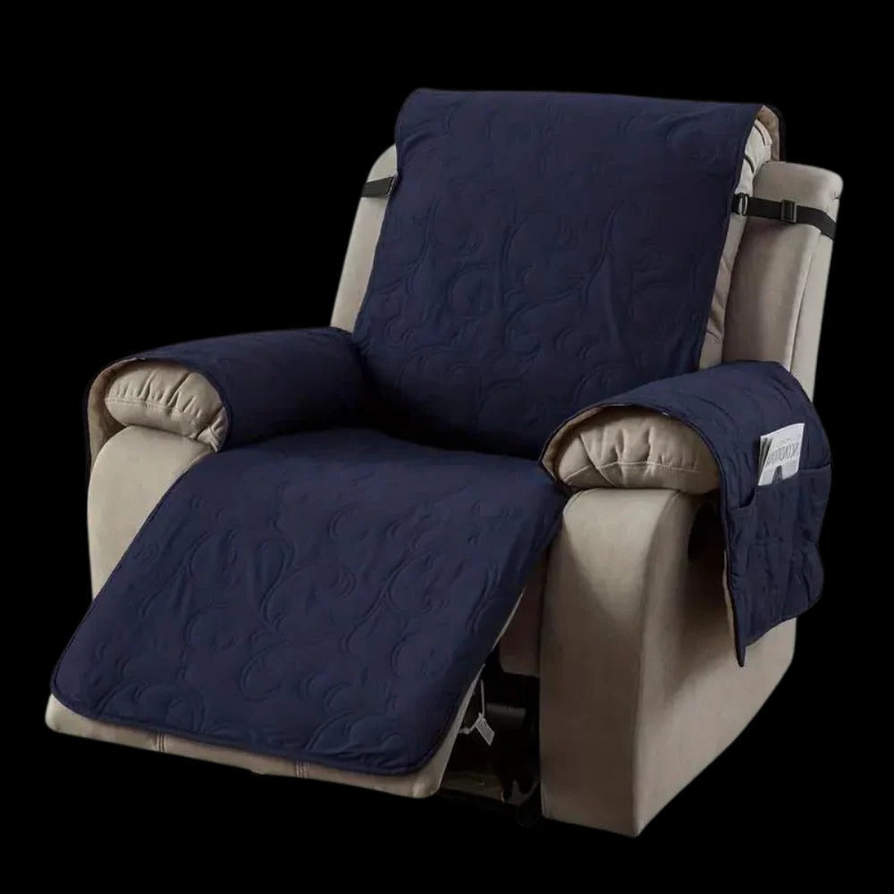 Waterproof Recliner Cover with Plush Fabric and Machine Washable Design