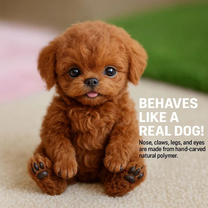 Interactive Robot Puppy with Realistic Walking and Touch Sensors, Battery Operated