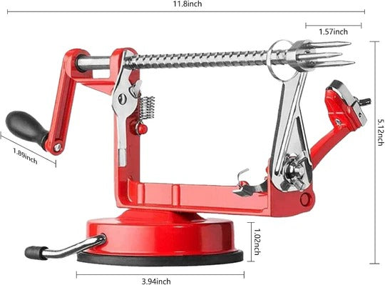 Apple Skin Peeler for Manual Fruit Peeling Coring and Slicing Preparation