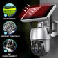 360° Solar-Powered Outdoor Surveillance Camera for Continuous Monitoring