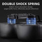 Ergonomic Bike Saddle with Shock Absorption and Waterproof Cover, 10.2in Wide