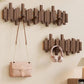 Wooden Wall Coat Hook Piano Design, Practical and Elegant Entryway Organizer