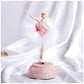 Ballerina Music Box with Rotating Dancer and Manual Melody Playback