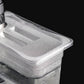 Sous Vide Cooking Container with Fitted Lid and Measurement Markings