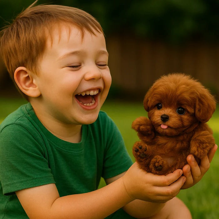 Interactive Robot Puppy with Realistic Walking and Touch Sensors, Battery Operated