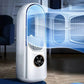 Blade-Free Silent Portable Air Conditioner for Personal Cooling in Small Spaces