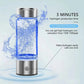 Portable Hydrogen Water Bottle with Built-In Electrolysis Function