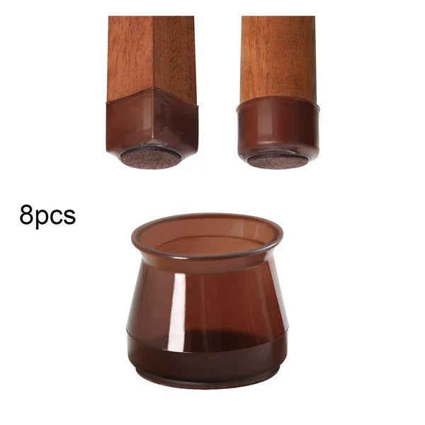 Chair Leg Floor Protectors – 8 Pack