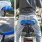 Ergonomic Bike Saddle with Shock Absorption and Waterproof Cover, 10.2in Wide