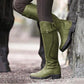 Women's Water-Resistant Boots with Removable Insole and Traction Rubber Sole, 12in Shaft