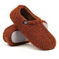 Sherpa Fleece Slipper with Memory Foam Footbed and Rubber Sole, Machine Washable