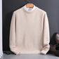Men's Cashmere-Feel Sweater with Crewneck and Tailored Silhouette, Lightweight Layering