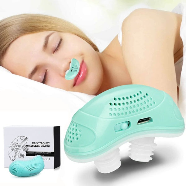 Portable Nasal Airflow Device with Electric Pump and Silicone Buds