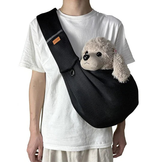 Lightweight Breathable Crossbody Dog Sling for Small Pets