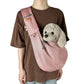 Lightweight Breathable Crossbody Dog Sling for Small Pets
