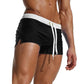 Men's Swim Trunks with Rapid-Dry Fabric and Adjustable Drawstring Waist