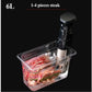 Sous Vide Cooking Container with Fitted Lid and Measurement Markings