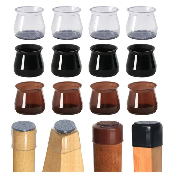 Chair Leg Floor Protectors – 8 Pack