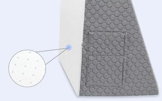 Triangle Wedge Pillow for Elevated Sleeping Support